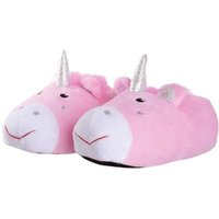 Slipper Snob Girl's Pink Unicorn Plush Slippers Gift for Christmas | Size: Infant 13-1