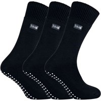 3 Pairs Thermal Indoor Slipper Socks Grips