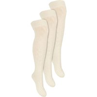 3 Pairs Extra Long Thigh High Over Knee Wool Socks Light