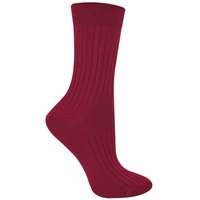 Steven Women's 1 Pack Original Merino Wool Socks in Burgundy | Size: 6-8