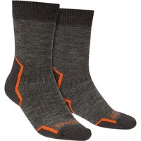 Bridgedale Men's Explorer Heavyweight Merino Wool Cushioned Boot Socks in Grey | Size: 12-14