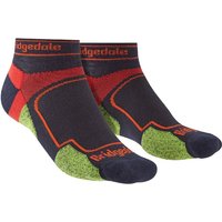Bridgedale Men's Trail Running Ultralight T2 Coolmax Sport Low Cut Socks in Navy | Size: 12-14