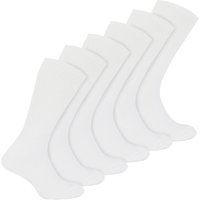 6 Pack Bamboo Sport Socks Breathable Crew PE Socks