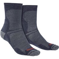Bridgedale Men's Hiking Ultralight T2 Merino Wool Performance Crew Socks in Navy | Size: 9-11