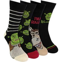 Shrek Women's 4 Pack Novelty Cotton Socks & Women | Size: 4-7