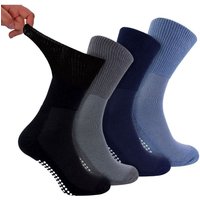 Dr.Socks Women's 4 Pack Bamboo Diabetic Socks With Grips & Women | Size: 12-14