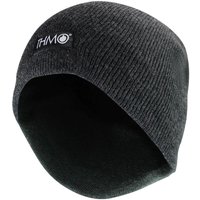 THMO Boy's Knitted Beanie Winter Hat with Soft Fleece in Grey | Size: 7-10 Years