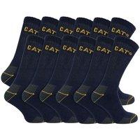 Caterpillar Men's 12 Pack Heavy Duty Work Socks for Steel Toe Boots in Navy | Size: 11-14