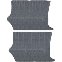 Sock Snob Boy's 24 Multipack of Cotton Rich Socks | Ideal Socks in Grey | Size: 7-10 Years