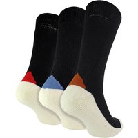 Sock Snob Men's Wool Insole Workwear Socks in Black | Size: 6-11