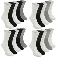 20 Pack Multipack Sport Socks Breathable Cotton Running Socks