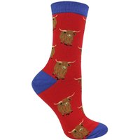 Highland Cow Socks Novelty Bamboo Gift Socks Cow Lovers