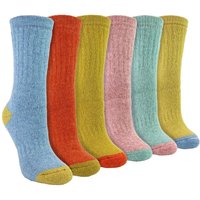6 Pairs Alpaca Lounge Socks Bed