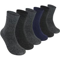 6 Pack Value Boot Socks Outdoor Warm Hiking Socks
