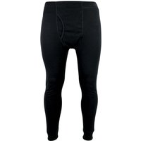 THMO Boy's Thermal Long John Bottoms with Micro-Fleece in Black | Size: 12-13 Years