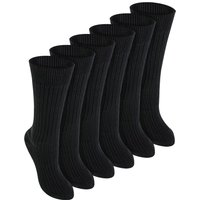 6 Pack 100% Cotton Breathable Socks