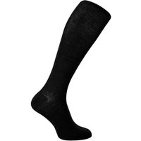 Steven Men's 1 Pack Knee High Long Merino Wool Socks for Winter in Black | Size: 9-11