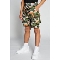 Obtain Camo Pop Print Cargo Short
