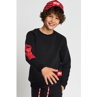 Beat Boyz Club Boy's 'Neutron' Crew Sweat Top in Black | Size: 9-10 Years
