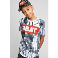Beat Boyz Club Boy's 'Splatter' Printed T-Shirt in Black | Size: 11-12 Years