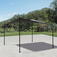 Primrose 3.5m Square Portable Powder Coated Steel Frame with Waterproof Sail Shade in Charcoal