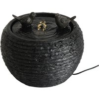 Bathing Birds Solar Power Water Feature LED lights 25cm