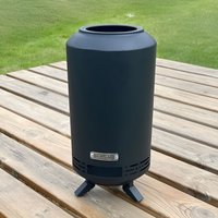 Primrose Smokeless Portable Fire Pit Campfire Stove with Carry Bag in Black