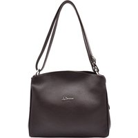 House of Leather Women's Womens Real Leather Shoulder Bag Large Size Hobo Handbag Maisie Brown | Size: Medium