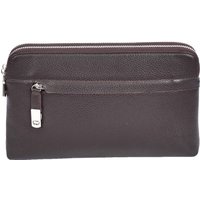 Real Wrist Bag Clutch Organiser Travel Pouch Stirling Brown