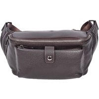 Real Waist Bum Bag Slim Travel Money Pouch Pack Milan Brown