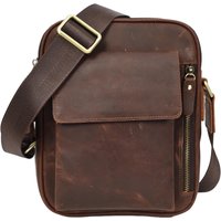 Real Cross Body Bag Travel Pouch Rovigo Brown