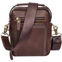 Real Cross Body Bag Small Organiser Casual Pouch Jett Tan Hunter Dark