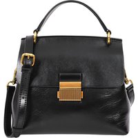 House of Leather Women's Womens Real Leather Handbag Small Cross Body Shoulder Bag Gabriella Green in Black