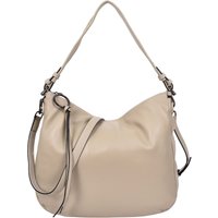 Real Handbag Hobo Style Shoulder Bag Diana Taupe