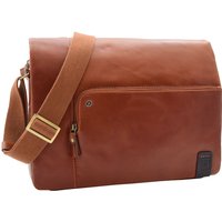 Real Shoulder Bag Casual Messenger Style San Antonio Chestnut