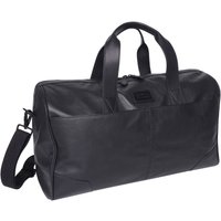 Barneys Originals Black Real Leather Holdall