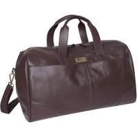 Barneys Originals Brown Real Leather Holdall