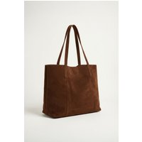 Barneys Originals Women's Tan Cow Suede Bag