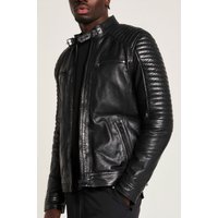 Real Leather Racer Jacket