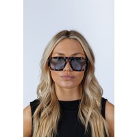 Retro Navigator Sunglasses Brown Tortoiseshell
