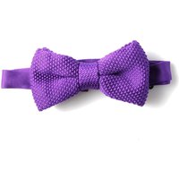 SVNX Men's Crochet Bow Tie in Purple