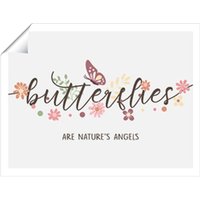 Warren Reed - Designer Butterflies Are Natures Angels Unframed Art Print | Size: W20" x H30"