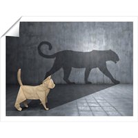 Warren Reed - Designer Hidden Potential - Jaguar Unframed Art Print | Size: W16" x H24"