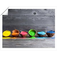Warren Reed - Designer Bright Coconuts Unframed Art Print | Size: W12" x H16"