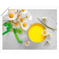 Warren Reed - Designer Bright Yellow Unframed Art Print | Size: W20" x H30"