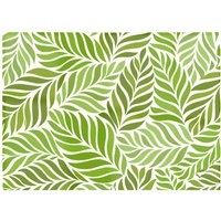 Warren Reed - Designer Green Leaf Pattern Glass Chopping Board