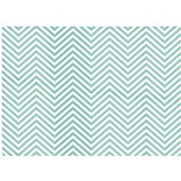 Warren Reed - Designer Geometric Chevron Pattern Glass Chopping Board in Green