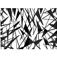 Warren Reed - Designer Brush Abstract Pattern Glass Chopping Board in Grey