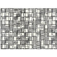 Warren Reed - Designer Irregular Sketched Block Textured Glass Chopping Board in Grey