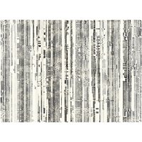Warren Reed - Designer Washed Out Canvas Pattern Glass Chopping Board in Grey